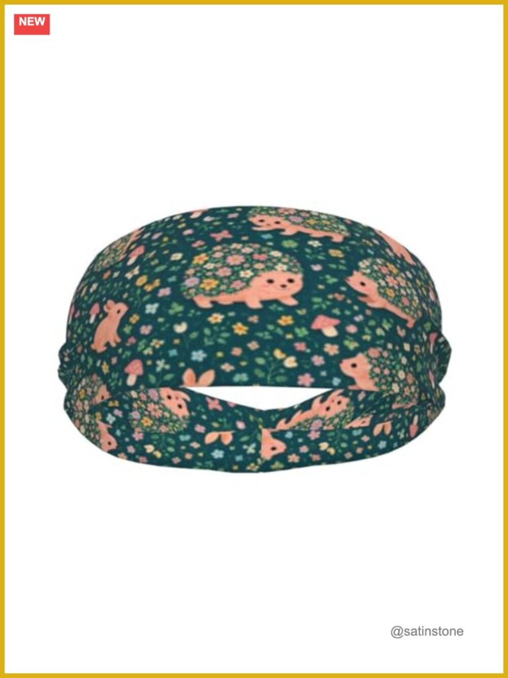Polyester Sports Headband Sweat Absorbing Running Yoga Fitness